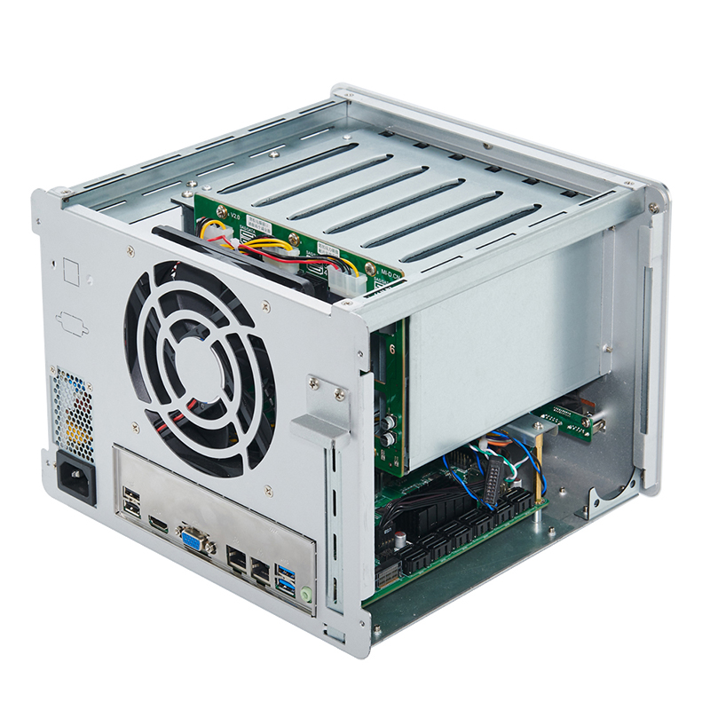 Desktop Computer ITX NAS Server Chassis 6Bay Hot Swap NAS Case