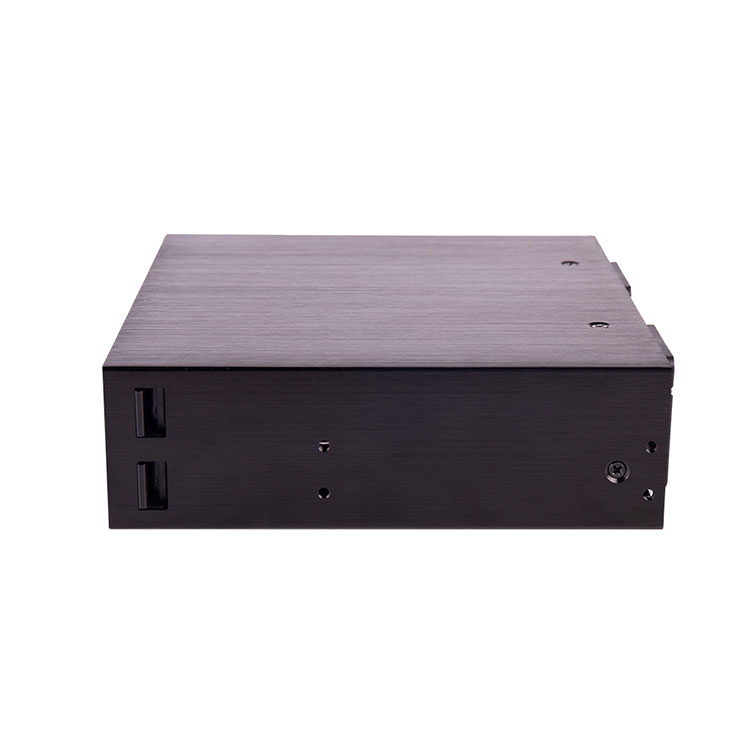 Unestech U.2 NVMe 4-Bay 2.5" SAS SSD HDD Mobile Rack for 5.25" drive Bay（4x MiniSAS HD SFF-8643）