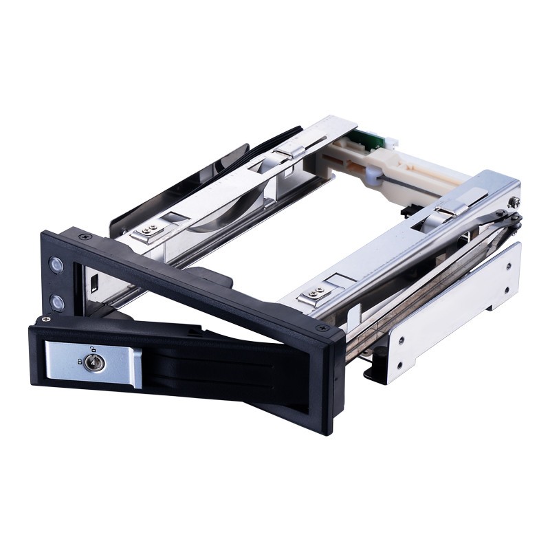 Unestech Tray-less 3.5Inch SATA Hot Swap Hdd Mobile Rack for 5.25" Bay