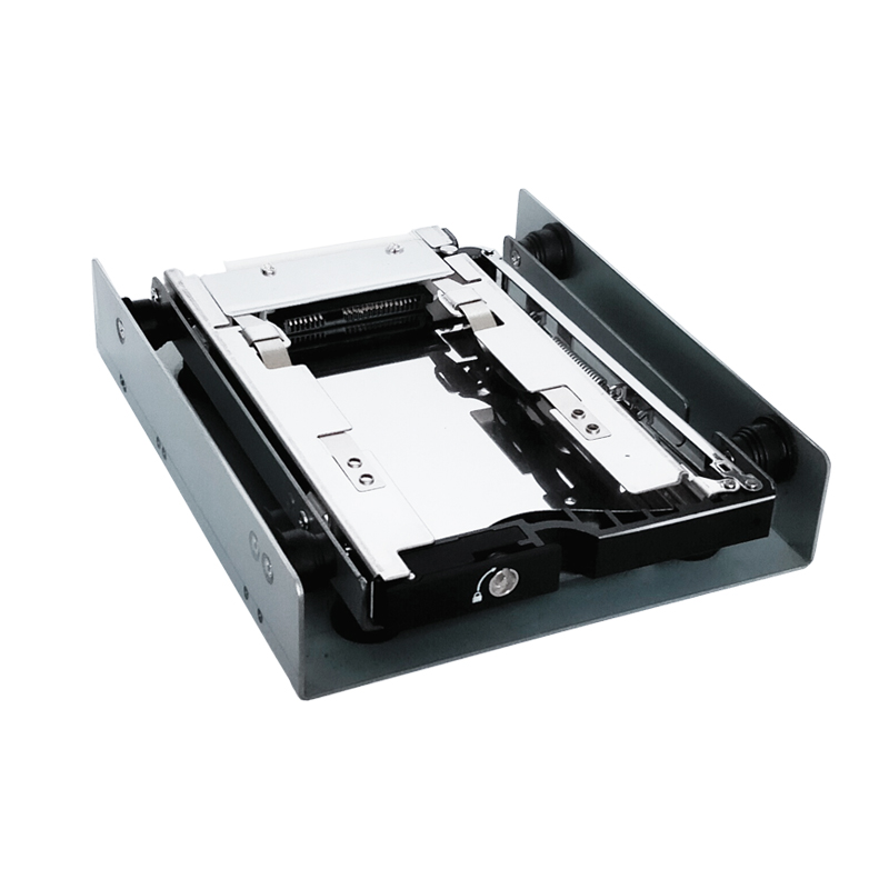 Aluminum Tray-less 2.5" SATA Hot Swap SSD Hdd Mobile Rack 