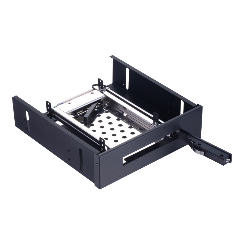 Unestech Tray-less 2.5" SATA Converter SSD Hdd Mobile Rack for 5.25" Bay
