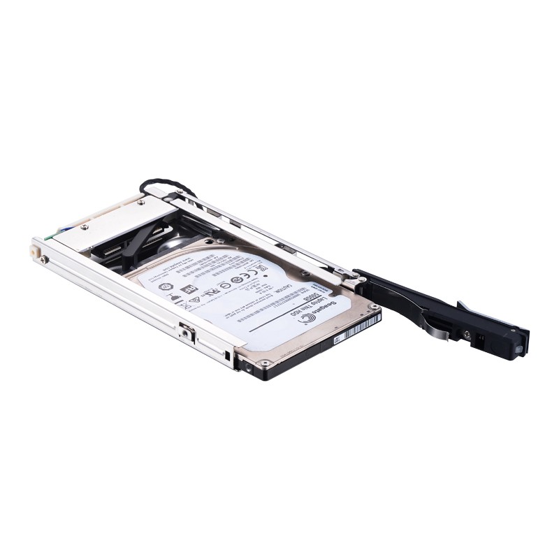 Unestech Tray-less 2.5" SATA Hot Swap SSD Hdd Mobile Rack for Industrial Computer data storage
