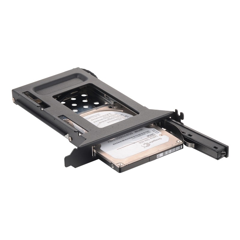 Unestech Tray-less 2.5" SATA Hot Swap SSD Hdd Mobile Rack for PCI Expansion Slot