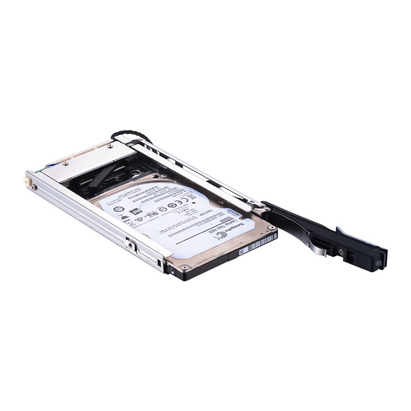 Unestech Tray-less 2.5" SATA Industrial Storage Bracket Hot Swap SSD Hdd Mobile Rack