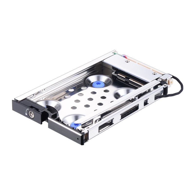 Unestech Tray-less 2.5" SATA Hot Swap SSD Hdd Mobile Rack with Lock 
