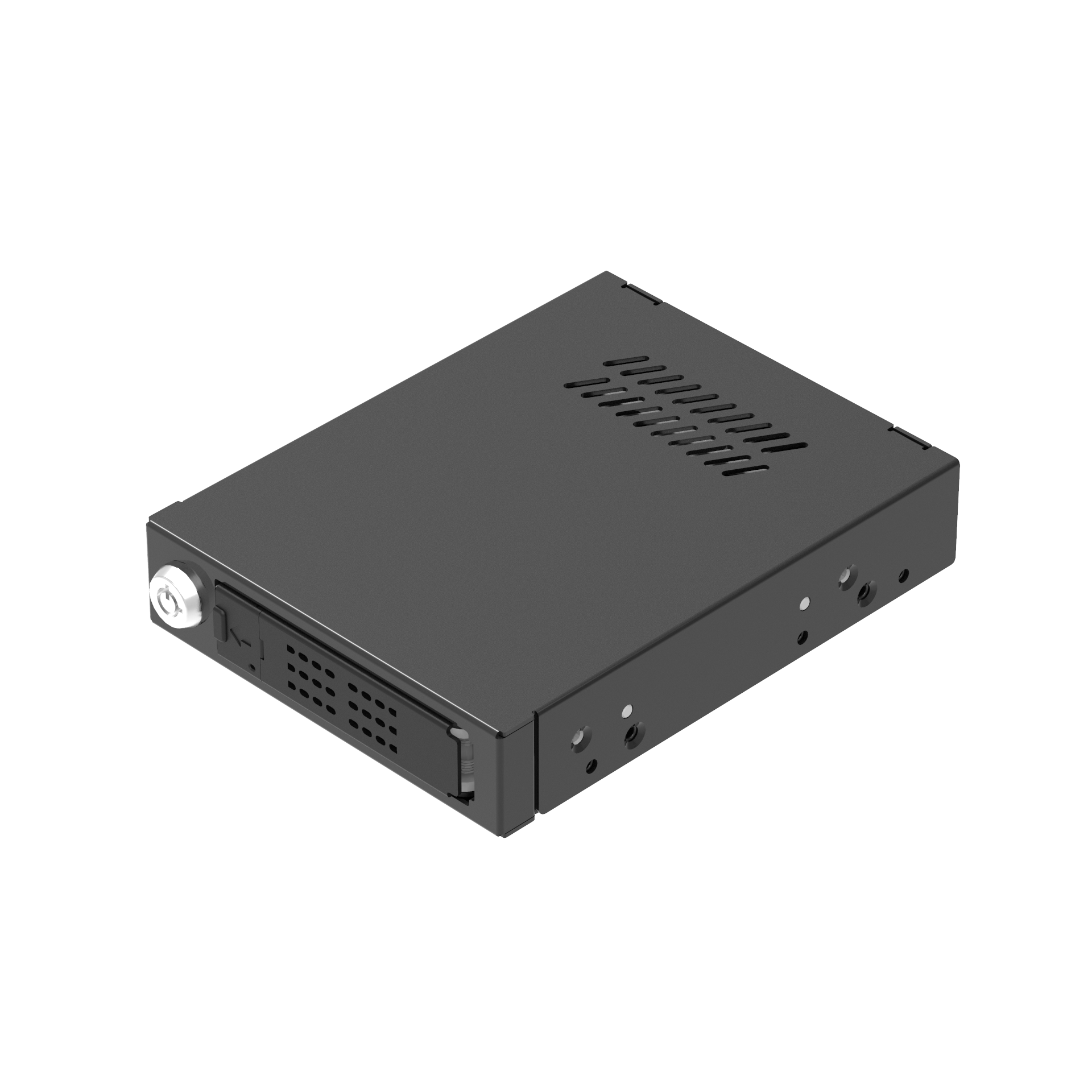 Unestech 单盘位2.5寸SATA SAS热插拔硬盘抽取盒 适用于3.5寸软驱位空间