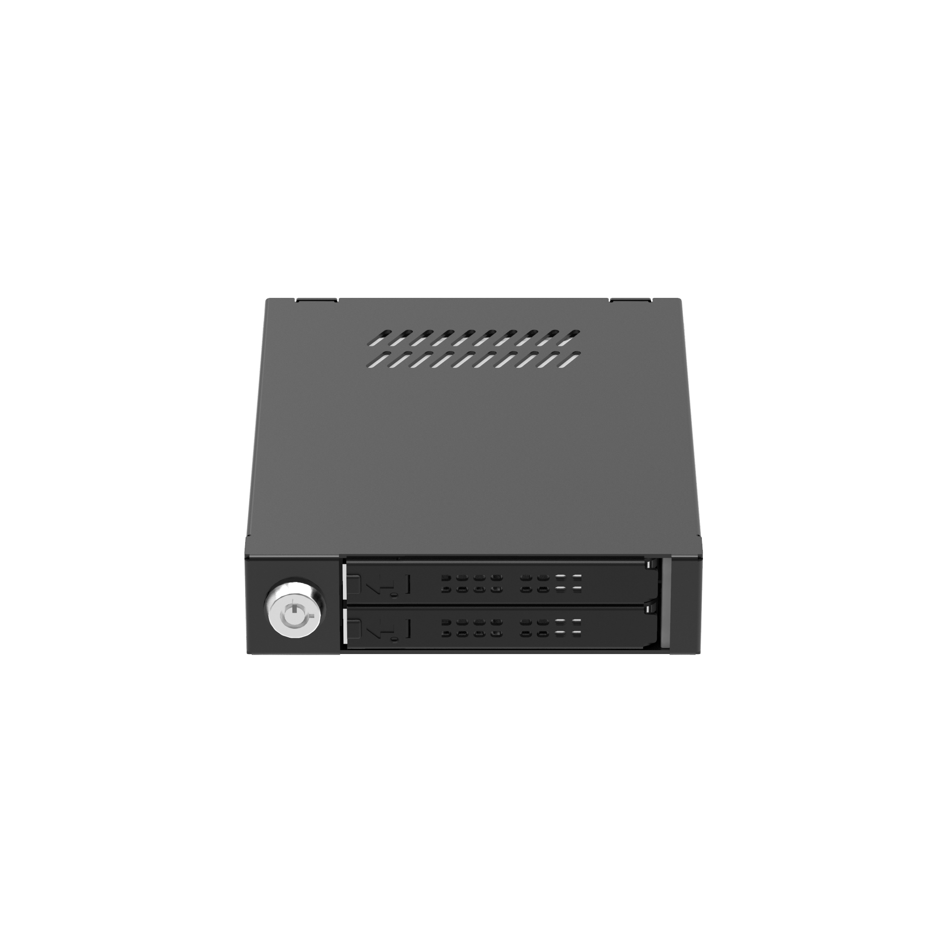 Unestech 2Bay 2.5" SATA SAS Hot Swap SSD Hdd Mobile Rack for 3.5" Floppy Bay