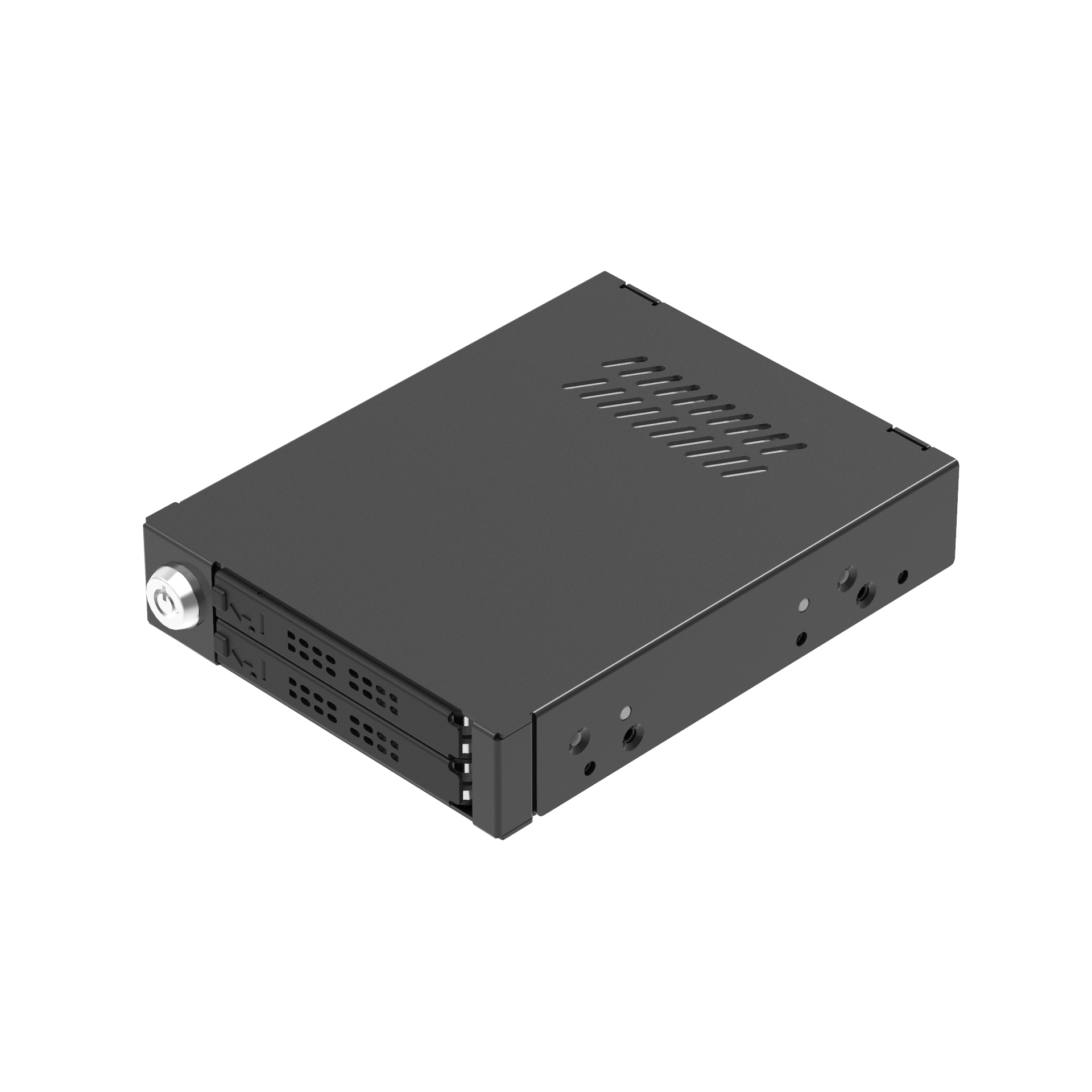 Unestech 2Bay 2.5" U.2/U.3 NVME PCIe SSD Mobile Rack Enclosure (1 x SlimSAS SFF-8654 8i)