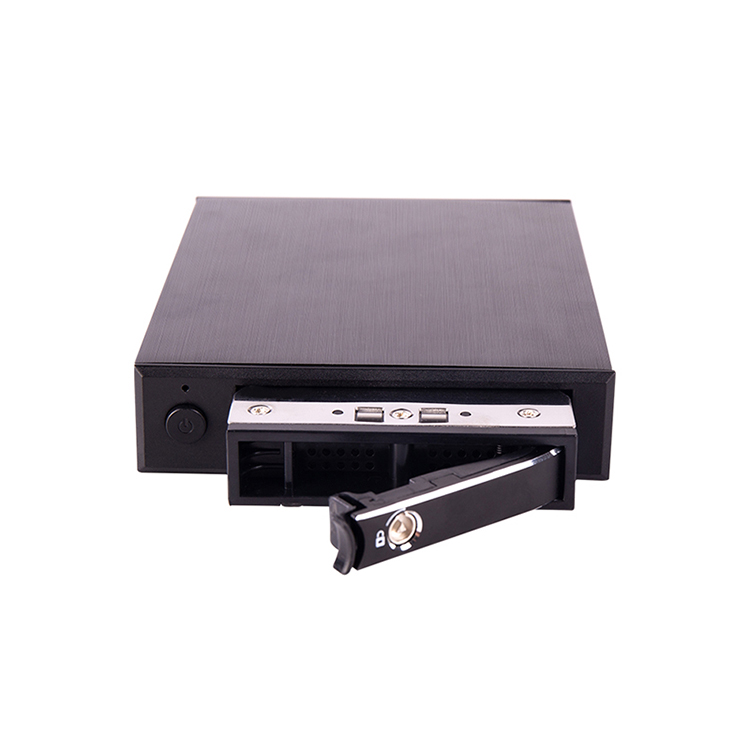 Unestech U.2 NVMe 2,5" abnehmbarer SAS-Festplatten-Wechselrahmen für 3,5"-Schacht (MINISAS HD SFF-8639)