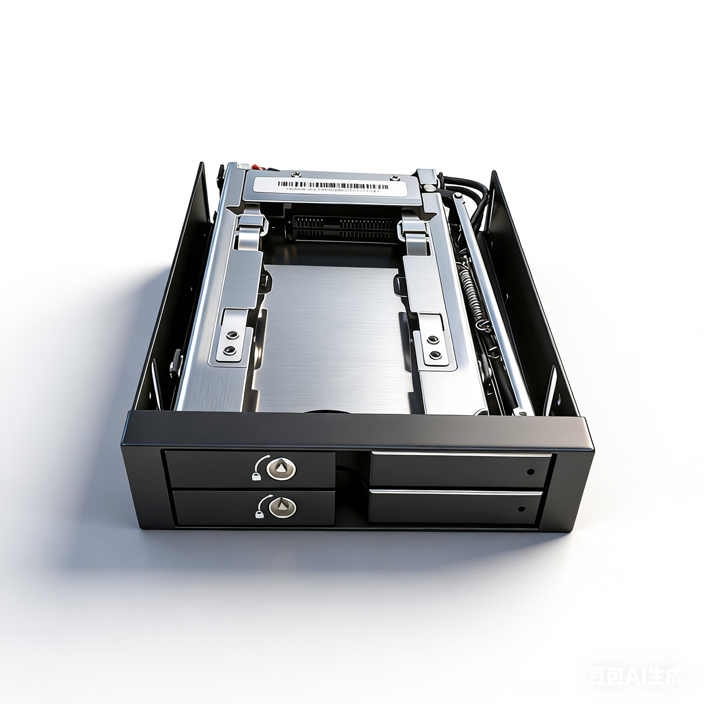 Unestech 2Bay 2.5" SATA Hot Swap 7mm SSD Mobile Rack for 3.5" Bay