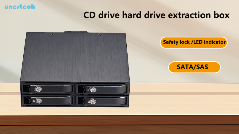 Easy storage, 5.25" SATA hard drive Enclosure