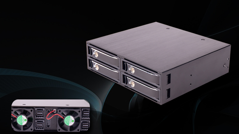 U.2 NVMe SSD-Festplatten-Wechselregal