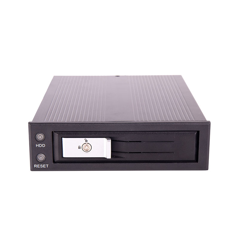 Unestech 光驱位3.5寸SATA SAS热插拔带锁硬盘盒 独立电源开关设计