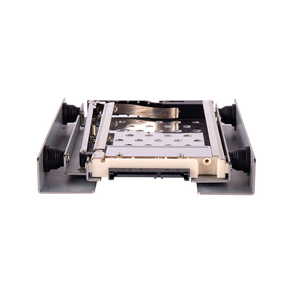 Unestech 工业级车载减震2.5寸SATA免工具硬盘盒 铝合金门组支持热插拔