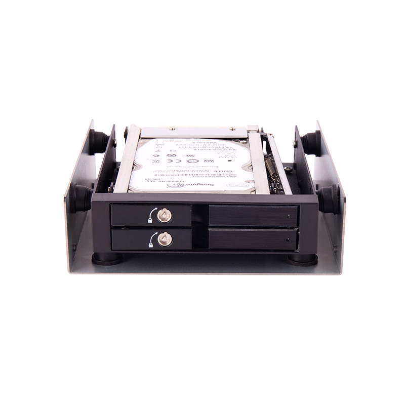 Unestech 트레이리스 2Bay 2.5" SATA 핫스왑 알루미늄 SSD HDD 모바일 랙