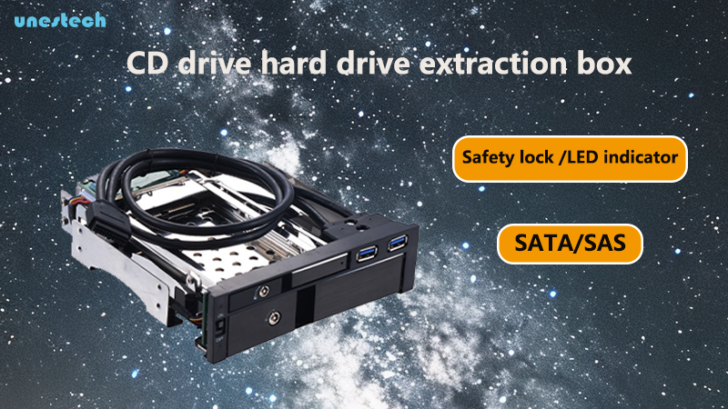 Multi-function storage, 5.25" hard drive enclosure