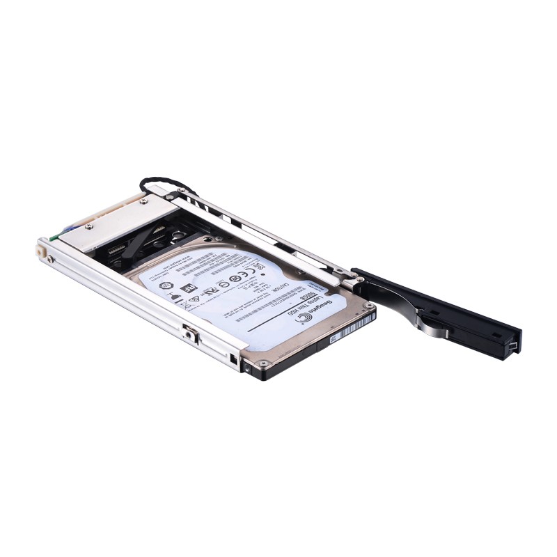 Unestech Trayless 2.5" Hot Swap Bay SATA Enclosure SSD Giá đỡ di động