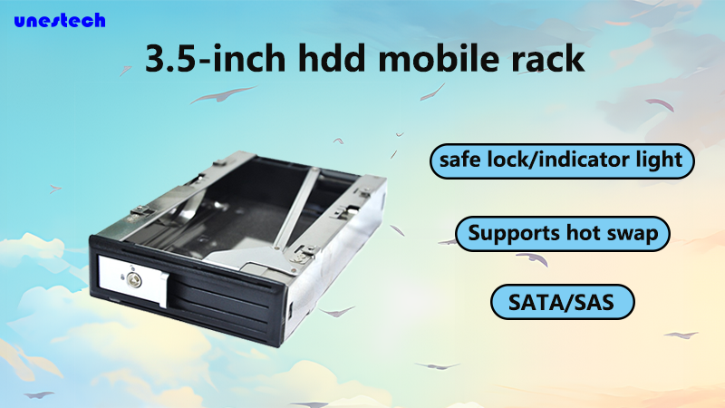 Efficient and convenient unestech 3.5-inch hdd mobile rack: ensures data security and improves work efficiency