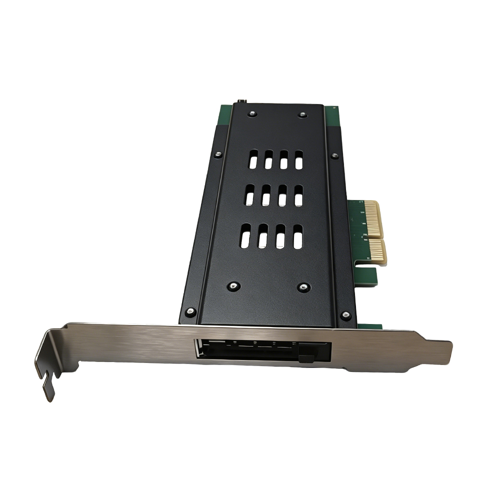 Unestech 免工具安装1盘位M.2 NVMe PCIe 4.0硬盘抽取盒 适用于PCIe扩展插槽位