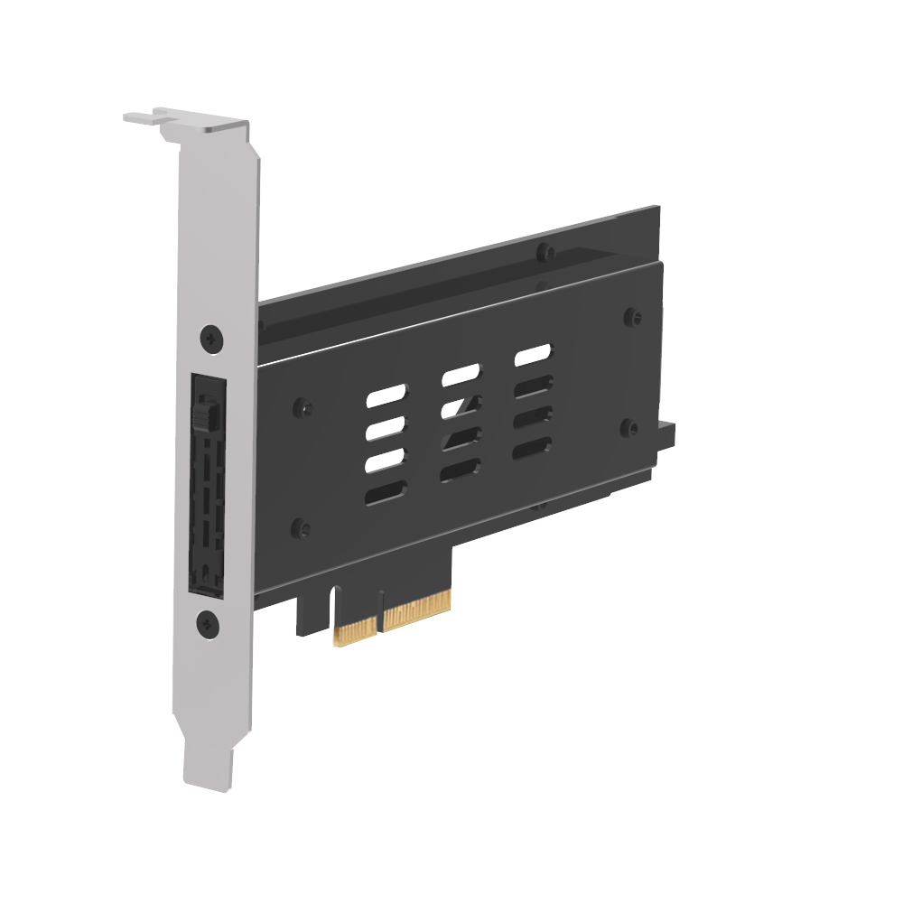 Unestech Boîtier mobile amovible M.2 NVMe PCIe 4.0 pour SSD avec emplacement d'extension PCIe