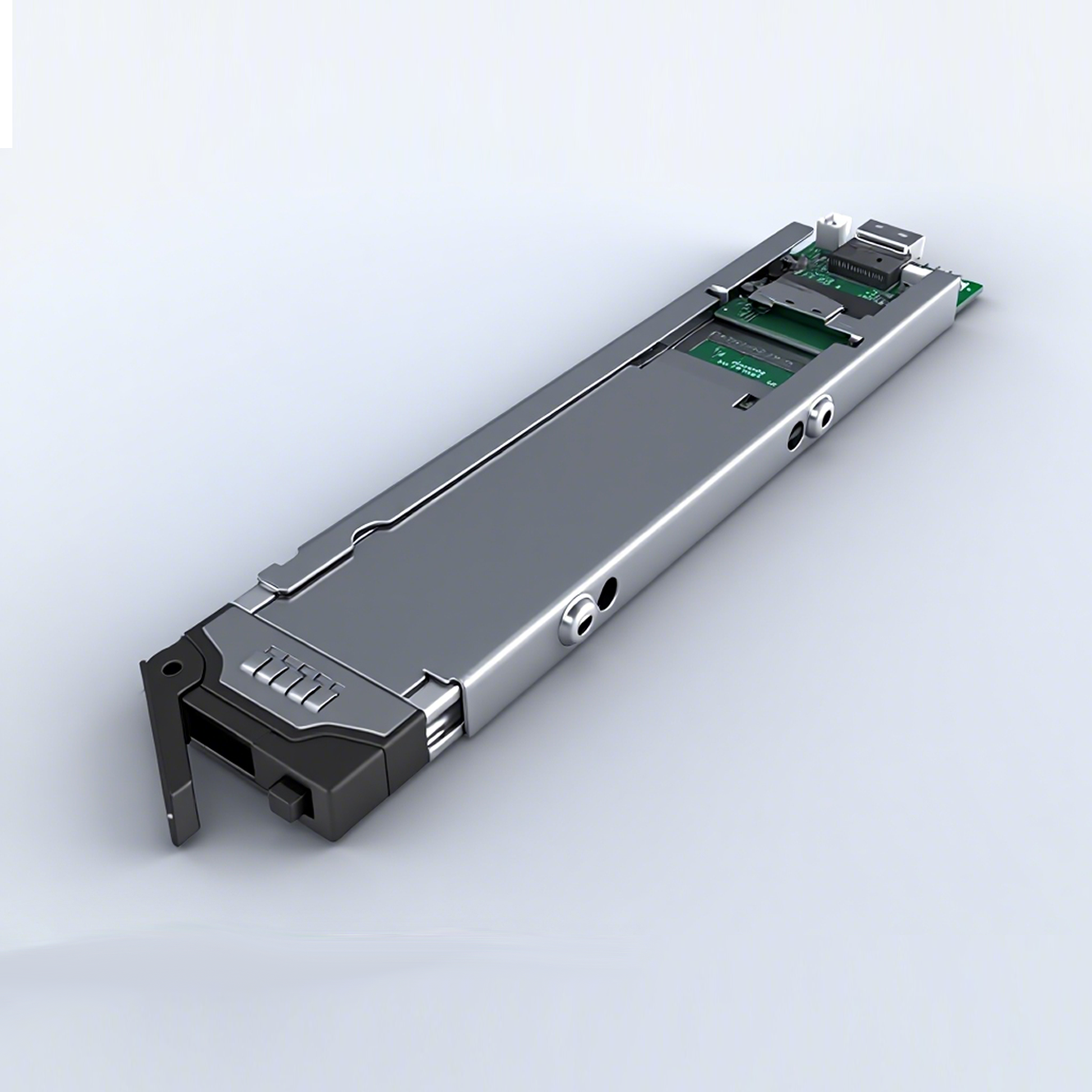 Unestech 1x M.2 NVMe SSD PCIe 4.0 Мобильный корпус для стоек (1 x SlimSAS SFF-8654 4i)