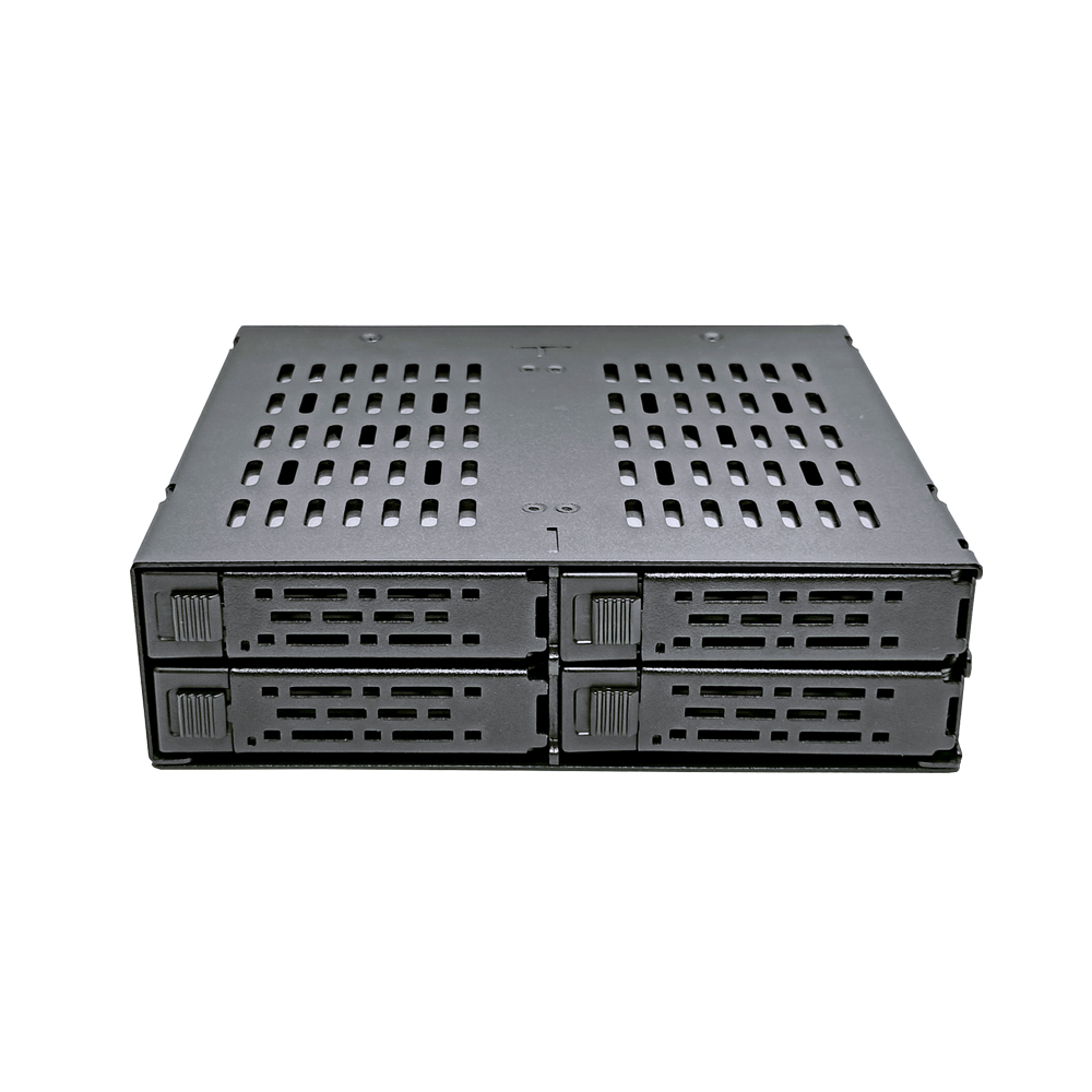 Unestech 4-дисковый мобильный отсек для NVMe SSD формата 2.5" (U.2/U.3) в 5.25" оптический отсек
